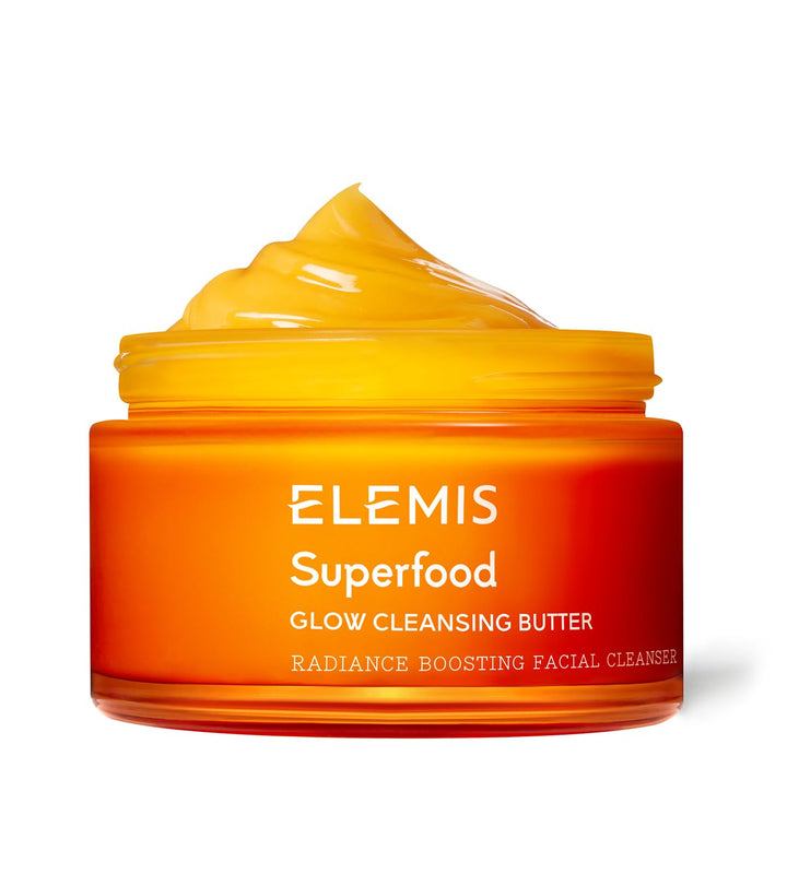 Elemis Superfood Glow Cleansing Butter, Pumpkin Glow Facial Cleanser, Cleanses, Brightens, Nourishes