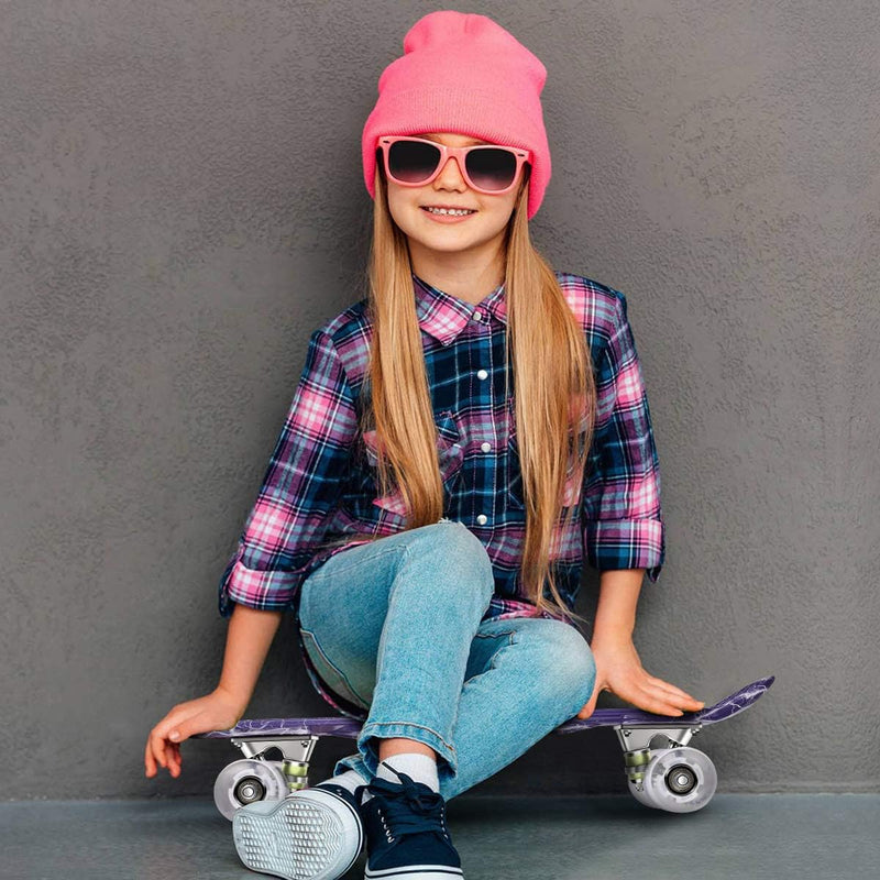 WeSkate Unisex – Kinder Jugendliche Erwachsene Ywhb-12 Skateboard L Violett, L Violett