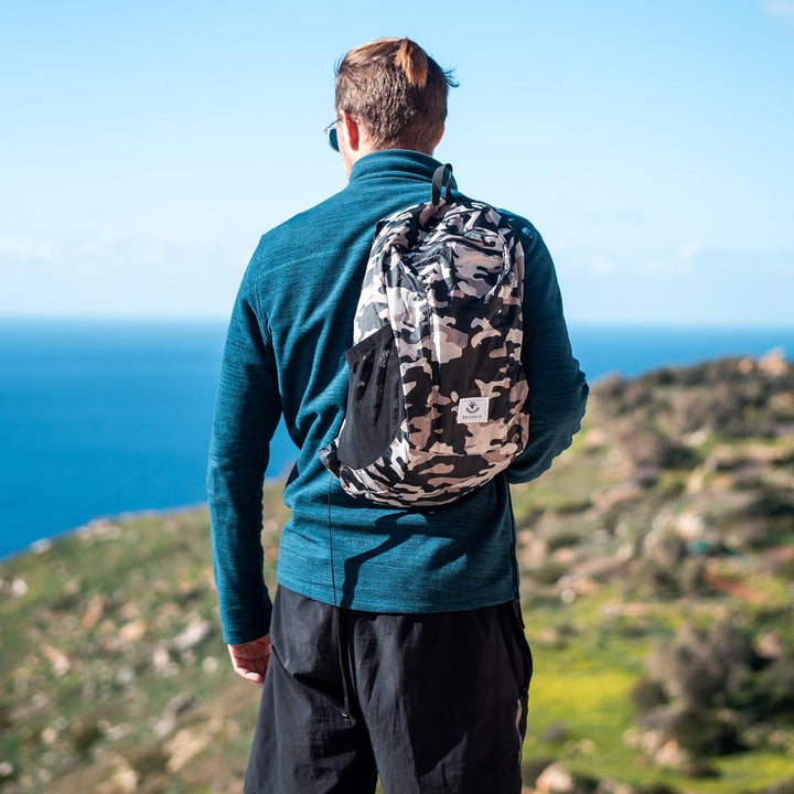 4Monster Faltbarer Rucksack Ultra Leicht, Unisex Tagesrucksack Outdoor, Wasserdichter Wanderrucksack