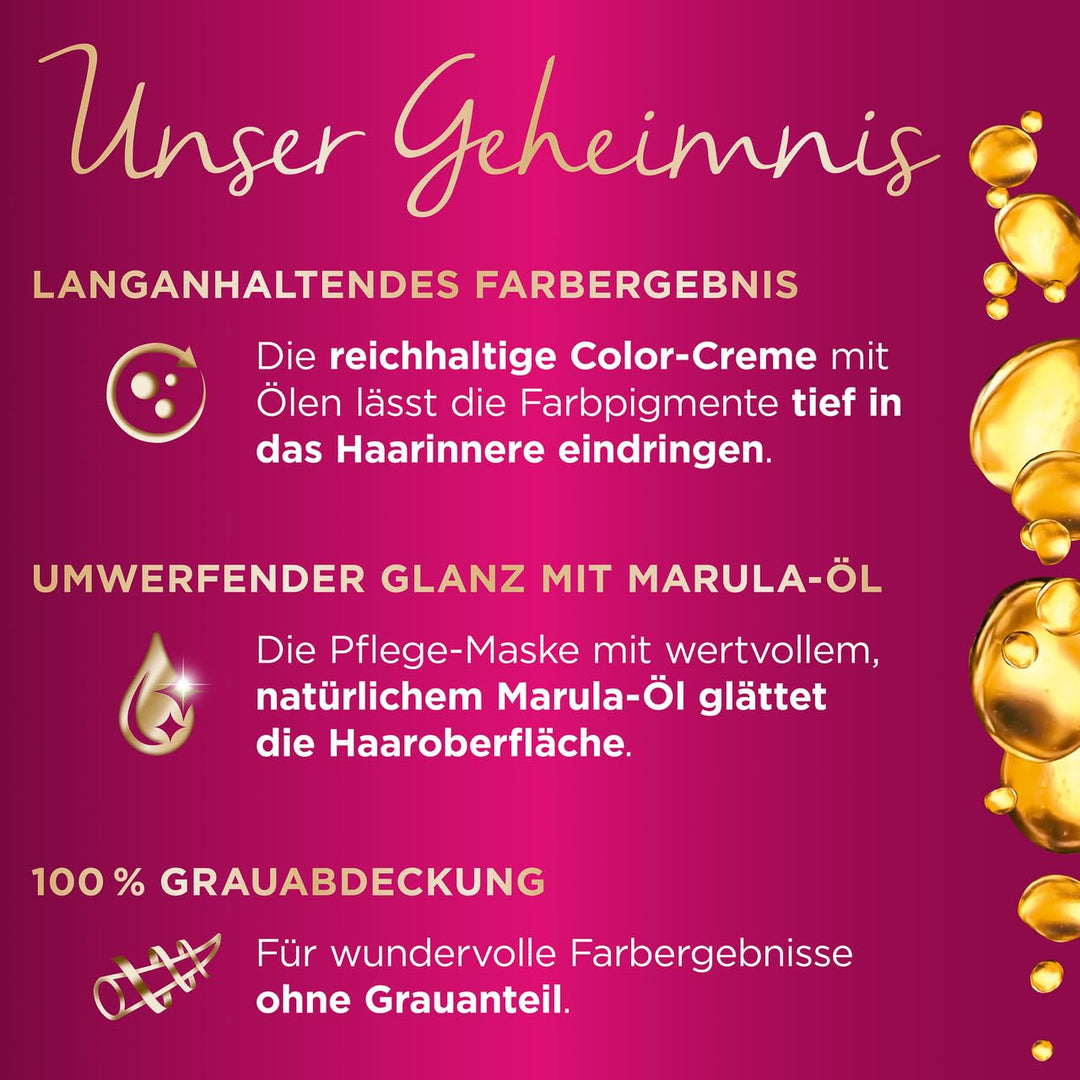 Palette Intensiv Creme Coloration 1-0/900 Schwarz Stufe 3 (3 x 115 ml), Permanente Haarfarbe für bis