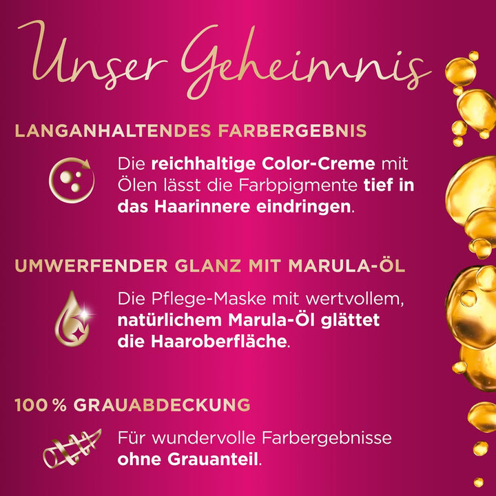 Palette Intensiv Creme Coloration 1-0/900 Schwarz Stufe 3 (3 x 115 ml), Permanente Haarfarbe für bis
