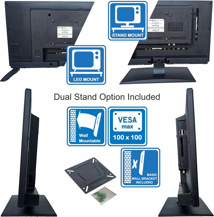 Unispectra ® 19“ Smart TV (webOS) HDR 230V 24V Triple Tuner: Satellit, Antenne, Kabel TV, Magic Remo