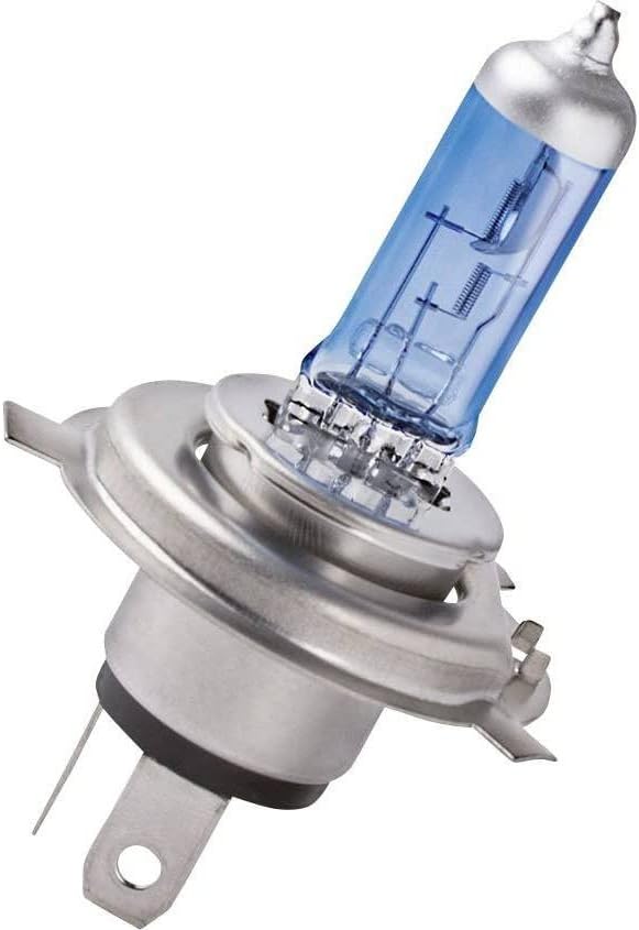 Philips 12342CVUBW Crystalvision Ultra Moto H4 Motorrad-Scheinwerferlampe, 1 Stück H4 Single, H4 Sin
