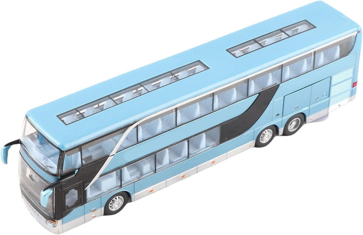 Doppelstock Linienbus, Elektrisches 1:32 Legierungs Doppeldeckerbus Modellspielzeug mit leichter Mus