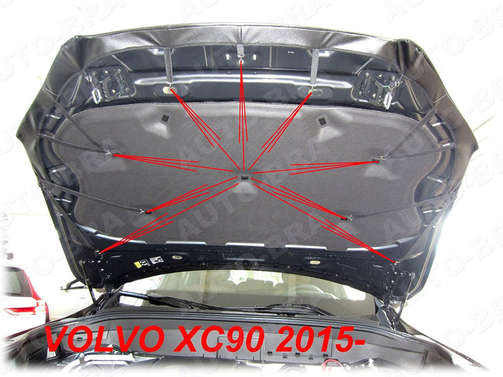 AB3-00064 Auto Bra kompatibel mit Volvo XC90 Bj. 2015-2024 Haubenbra Steinschlagschutz Tuning Bonnet