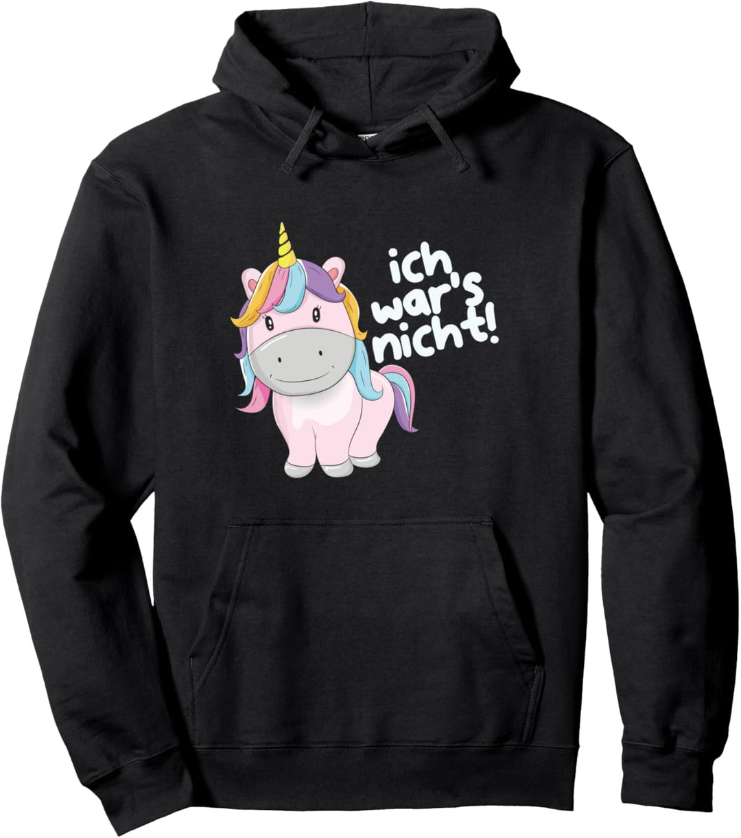 Einhorn Ich War Es Nicht Unschuld Unschuldig Schuld Geschenk Pullover Hoodie