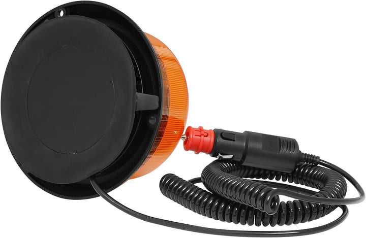 D-TECH Orange LED Rundumleuchte Warnleuchte Mit Magnet,12/24V LED Amber Warnleuchte Mit 3.6m Kable,A