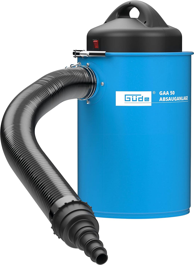 Güde GAA 50 55136, Absauganlage, Blau, 1100 W, 85 Dezibel