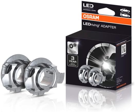 OSRAM LEDriving ADAPTER 64210DA01-1, Adapter für Night Breaker H7-LED; Lampenhalterung, Silber Adapt