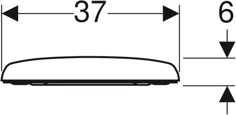 Geberit Renova WC-Sitz / Toilettensitz - Befestigung von oben, ohne Absenkautomatik, Farbe weiss / g