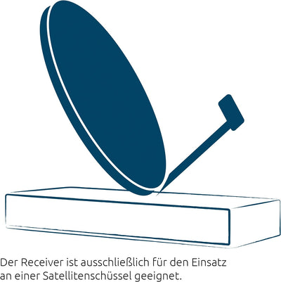 TechniSat DIGIPLUS UHD S - 4K Sat Receiver mit Twin Tuner (DVB-S/DVB-S2, App Steuerung, PVR Aufnahme