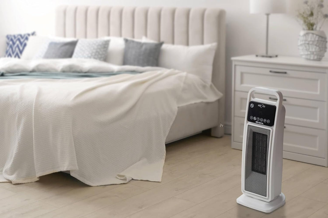 Ariete 8212 Elektrischer Turmheizer, 2000 W, Ventilationsfunktion, Oszillationsfunktion, Timer bis z