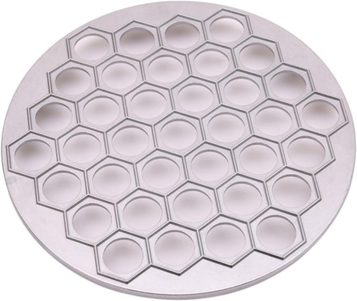 Ravioli-Knödelform, russischer Pelmeni-Maker, 37 Löcher, Metall-Ravioli-Macher, Pelmeni-Fleischknöde