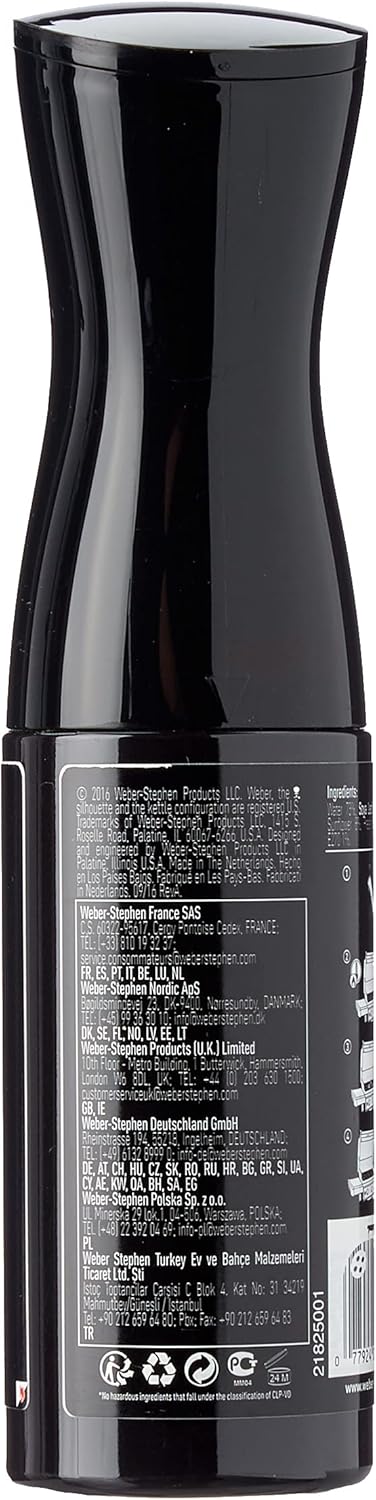 Weber 17685 Antihaft Spray, Grillrost-Pflege, Non-Stick Spray, 200 ml, Schwarz, 25.0 x 6.0 x 9.0 cm