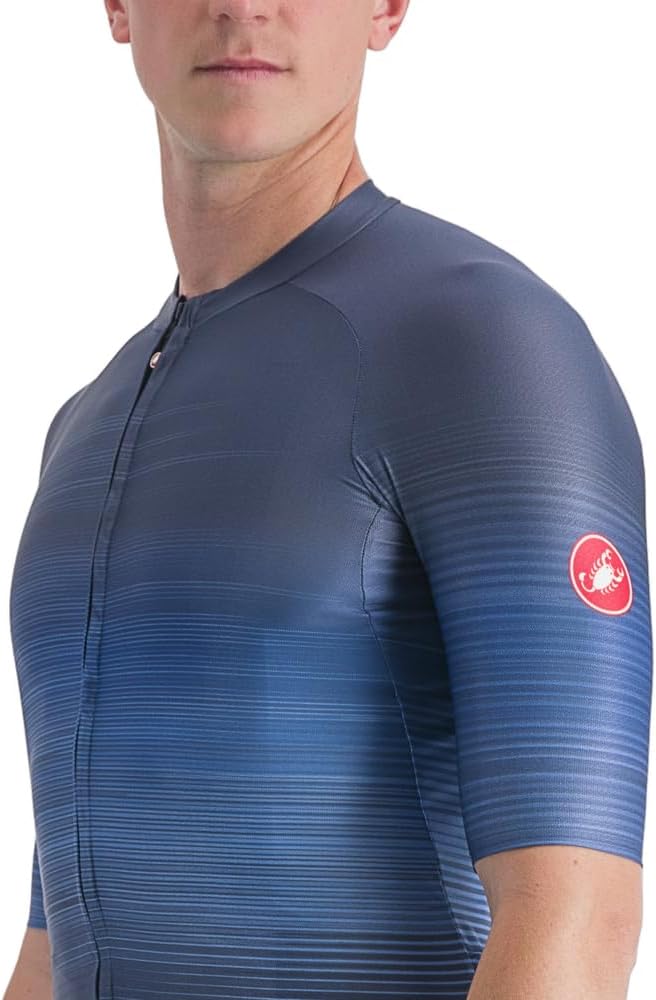 CASTELLI 4523009-424 AERO Race 6.0 Jersey T-Shirt Men's Belgischer Blau L