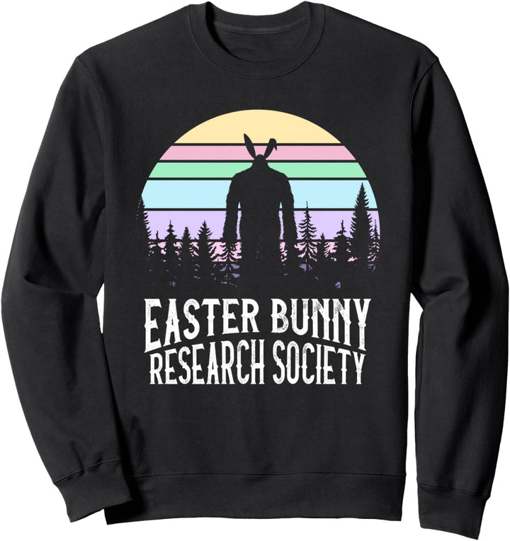 Lustiger Osterhase Bigfoot Research Society Sweatshirt