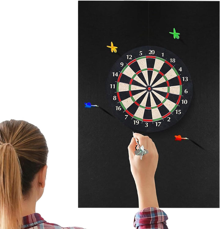 Wandschutz Für Dartscheiben, Dartboard Zubehör, Robuste Matte in Schwarz Für Erwachsene Zuhause Spie