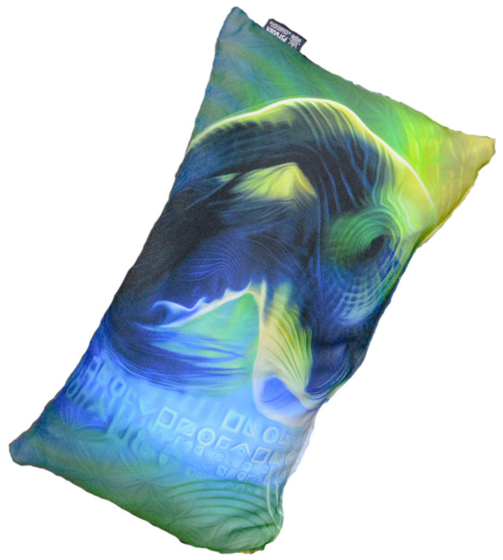 PSYWORK Schwarzlicht Kissen Neon Prismatic, 30x50cm