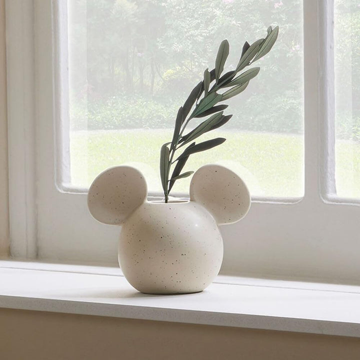 Disney Home Mickey Mouse Vase aus Keramik mit natürlichem Sprenkel-Design
