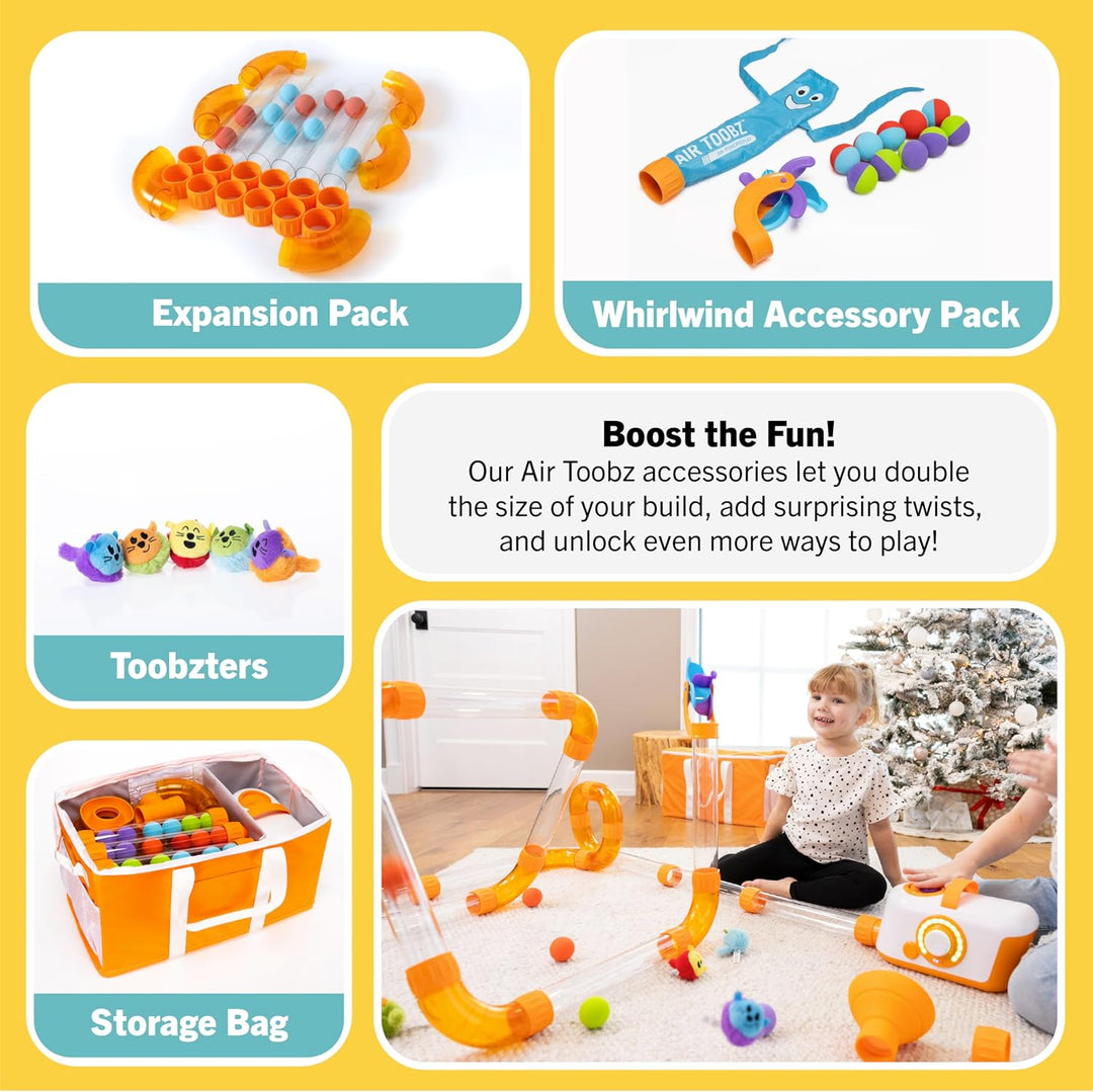 Fat Brain Toys Air Toobz Erweiterungspaket – Luftbetriebenes STEM-Bauspielzeug – Kinder &amp; Jugendlich