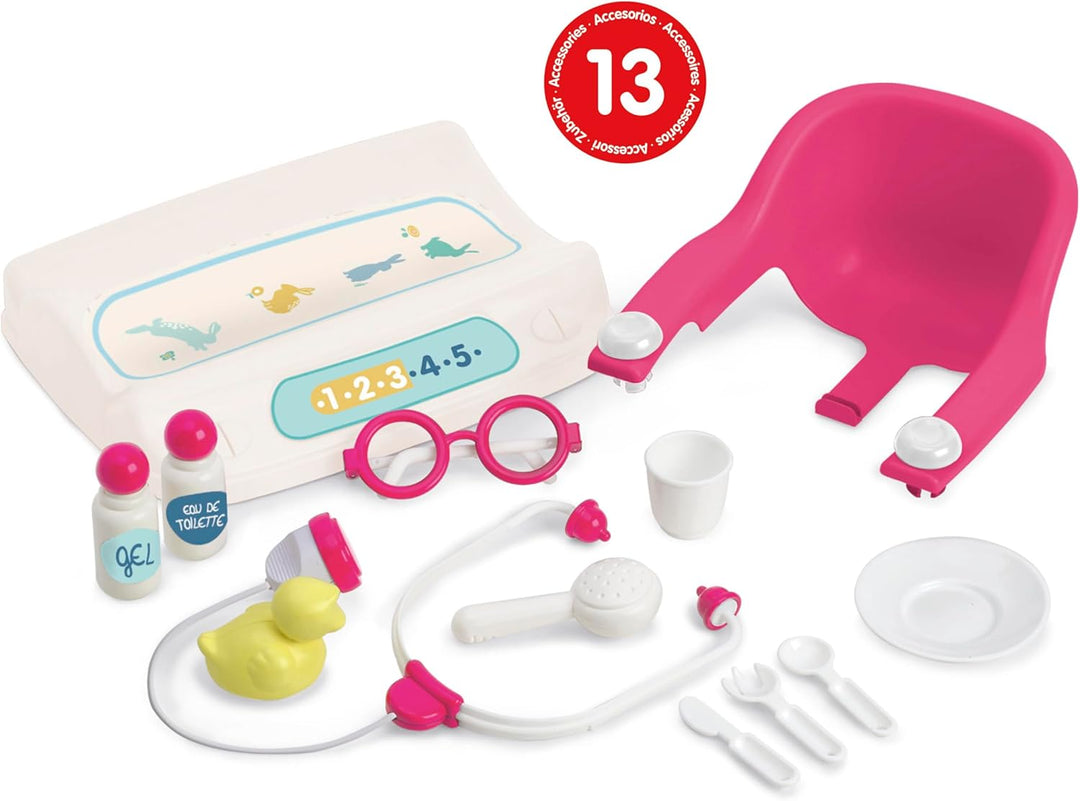 Chicos - Nursery Center Nursery Center Nachahmung. Komplettes Spielzeug mit Set, 3 Räume für die Pfl