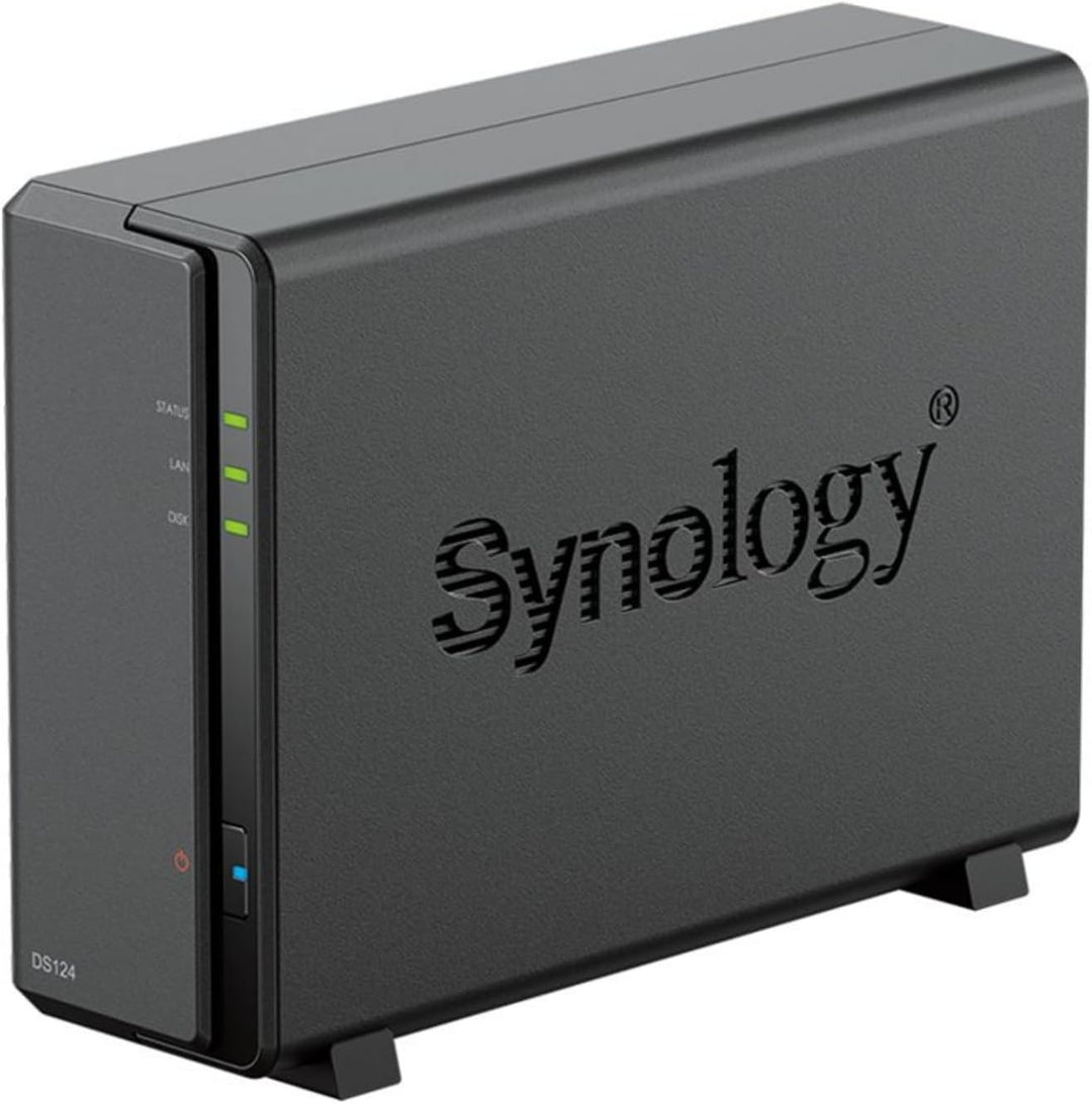 Synology Diskstation DS124 NAS System DS124 ohne HDD, DS124 ohne HDD