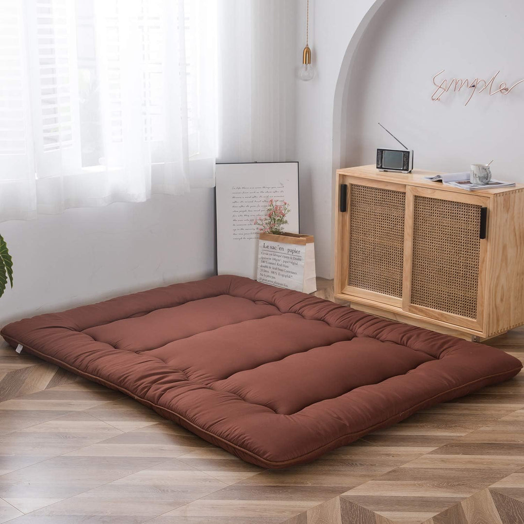 MAXYOYO Klappmatratze Futon Matratze Bodenmatratze Gepolsterte Japanische Tatami Gesteppte Bett, Dic