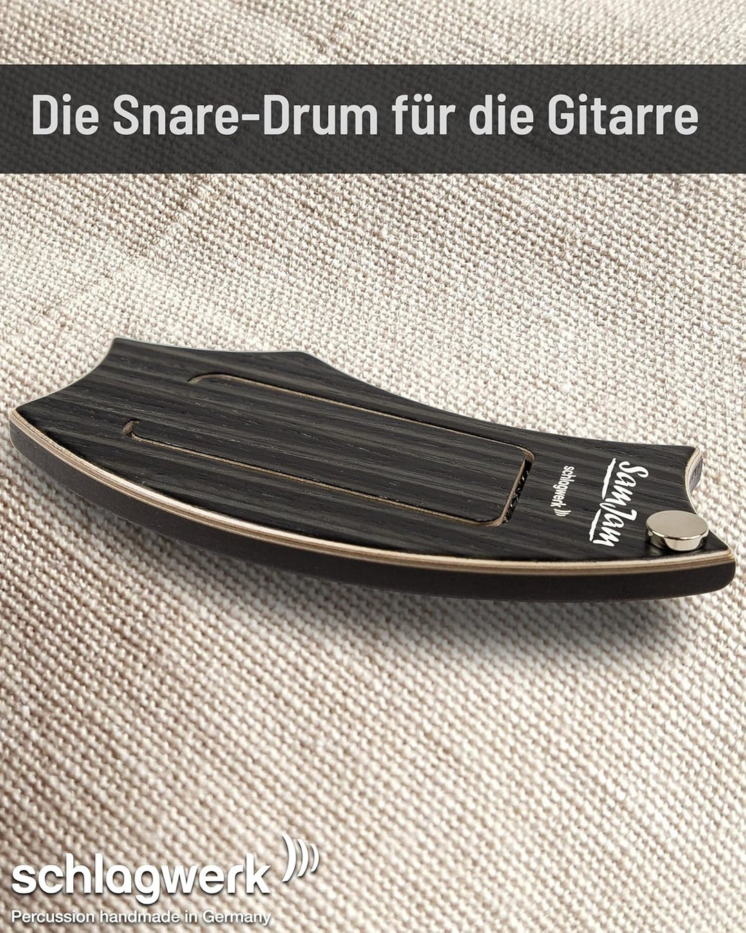 Schlagwerk, SamJam Snare für Gitarre Steinkohlenstreifen, Steinkohlenstreifen