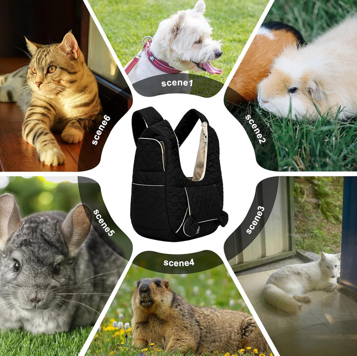 Hundetragetasche Bis 7 Kg, Hundetasche Für Kleine Hunde, Hunderucksack, Freihändige Hundetasche, Fro