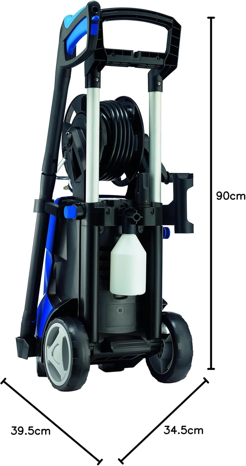 Nilfisk E 145.4 Bar Hochdruckreiniger + Schaumsprüher - Pressure Washer für die Reinigung von Aussen