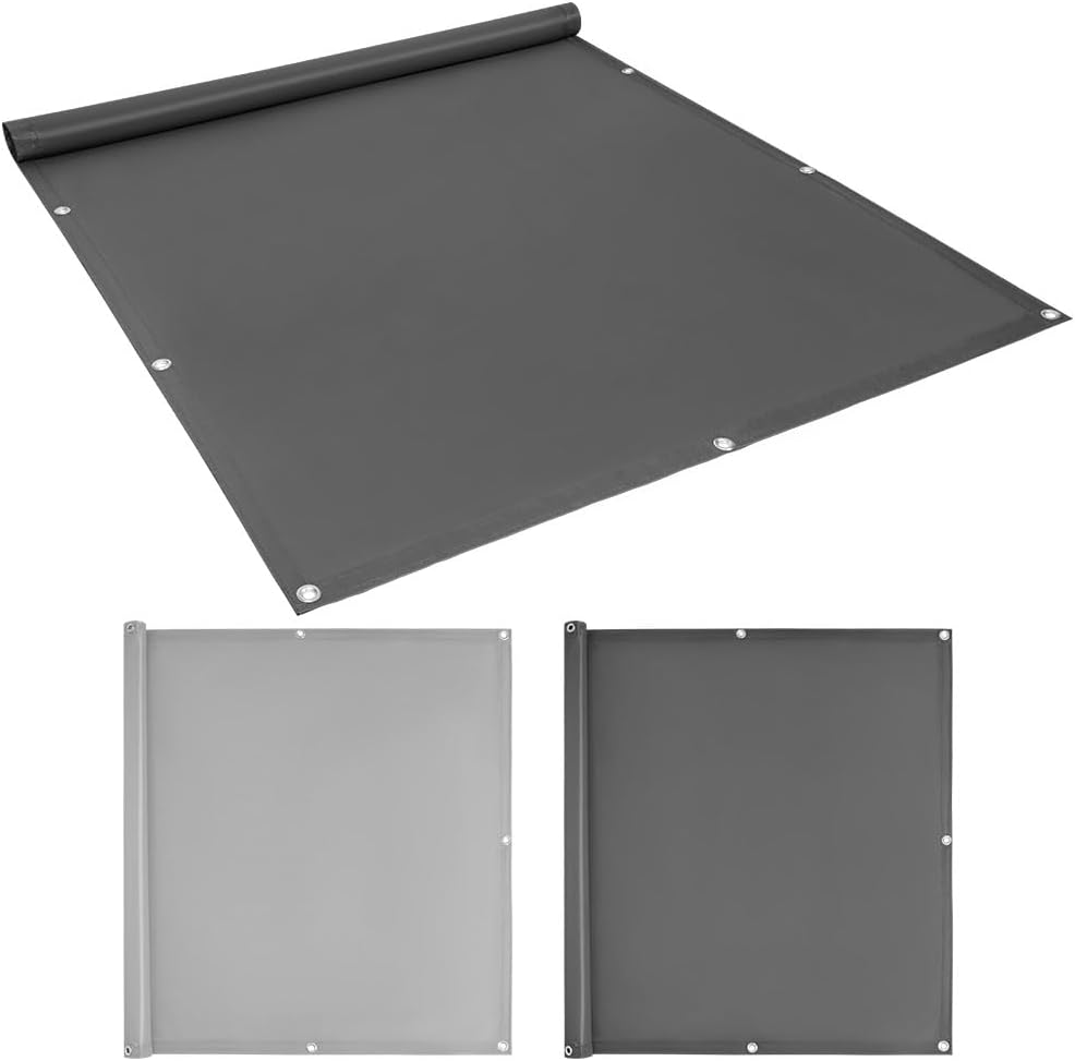Sonnensegel Wasserdicht, Rechteckig Hitzeschutz Wetterschutz-Markise, UV-Schutz Segel,420D Polyester