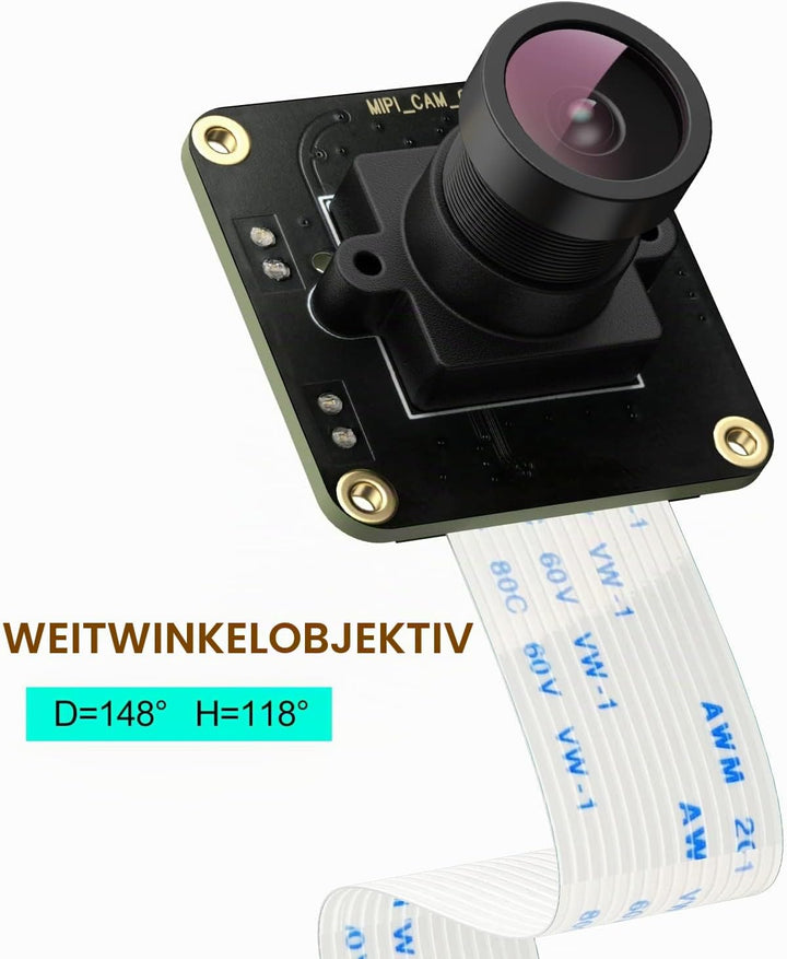 innomaker Raspberry PI Camera OV7251 Sensor with Global Shutter External Trigger Stream Mode 0.3MP F