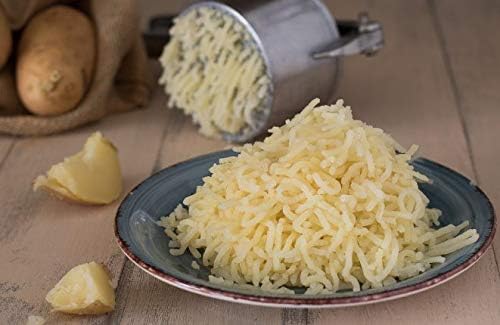 ZASEVES Kreationen i Farben im Herzen - Kartoffelstampfer mit Kartoffelschäler und Gnocchi Kit Kompl