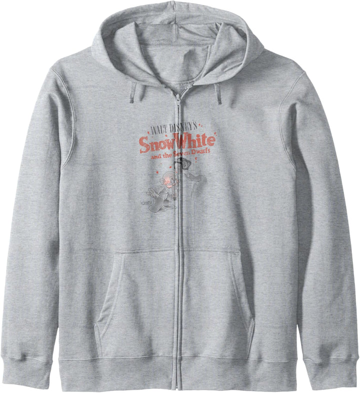 Disney Snow White & Dopey Distressed Portrait Kapuzenjacke