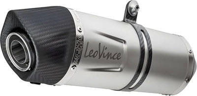 Endschalldämpfer LeoVince SLIP-ON SBK LV ONE EVO, Edelstahl, Carbon Kappe, mit Zulassung für Husqvar