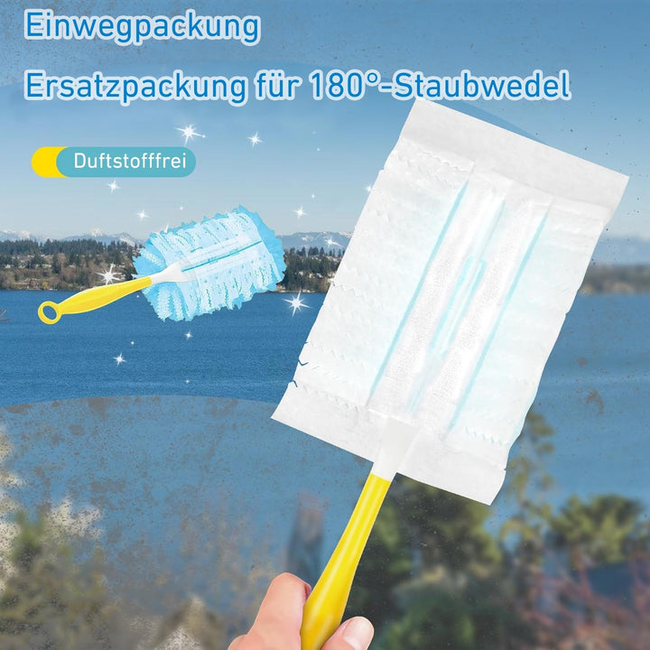 102 Stück Staubmagnet Kompatibel mit Swiffer Staubmagnet Nachfüllpack,Einweg Magnet Staubwedel für S