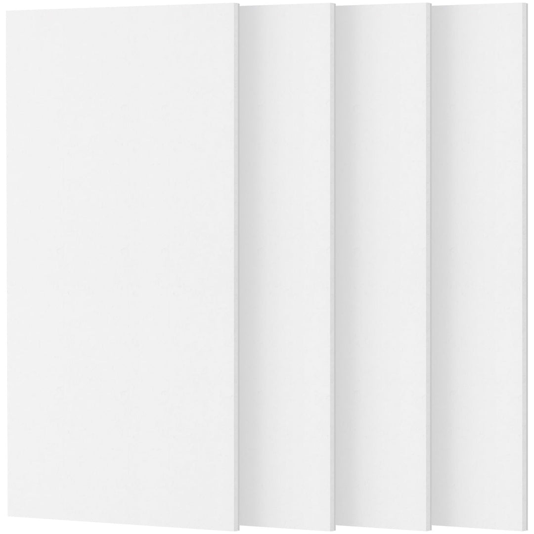 TONOR Gross Akustikpaneele Selbstklebend, 4 Pack 112x55 cm Schallschutzplatten Akustikplatten für Wa