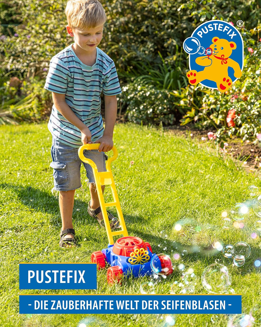 PUSTEFIX Bubble-Mower Rasenmäher