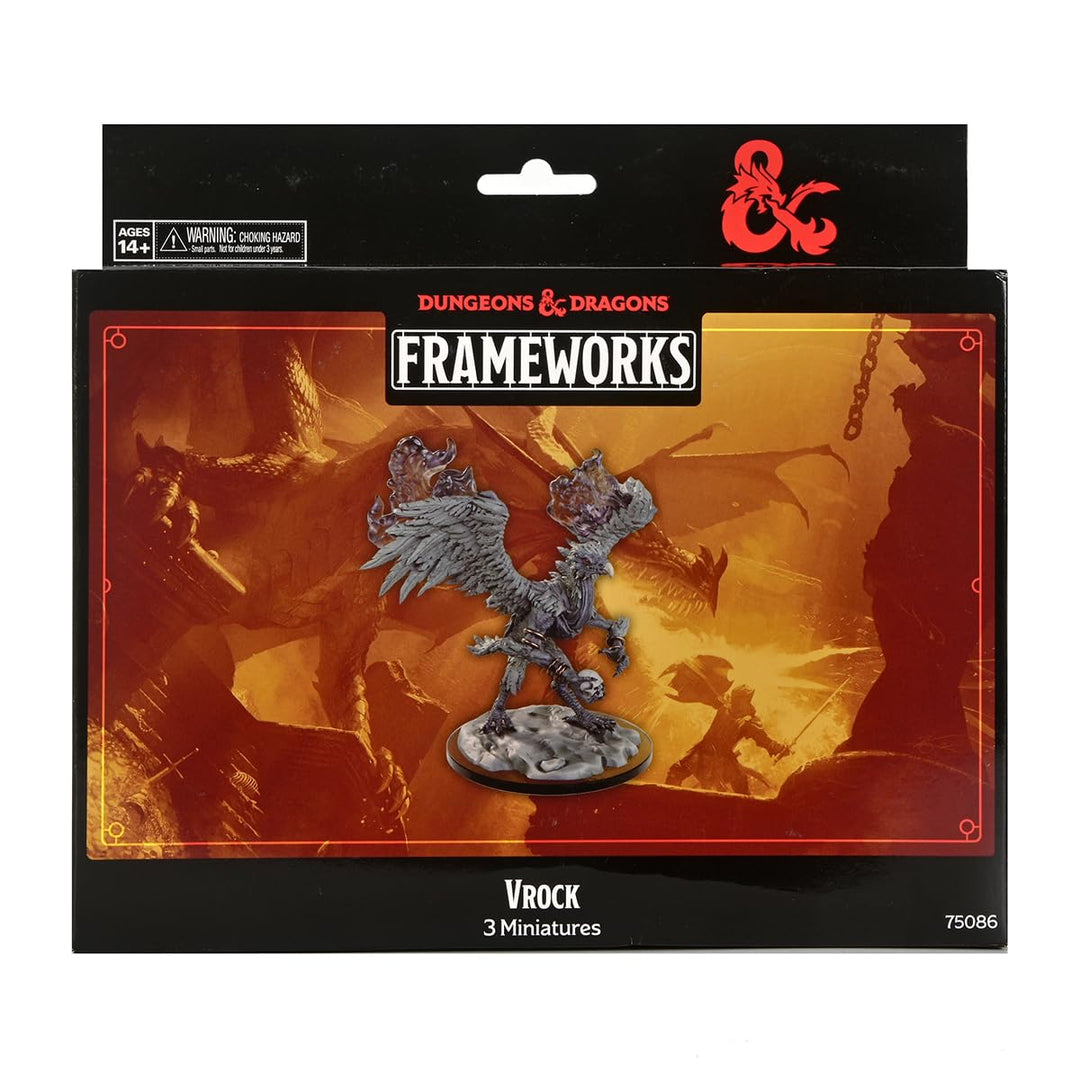 WizKids D&D Frameworks: Vrock - Unlackiert und unmontiert