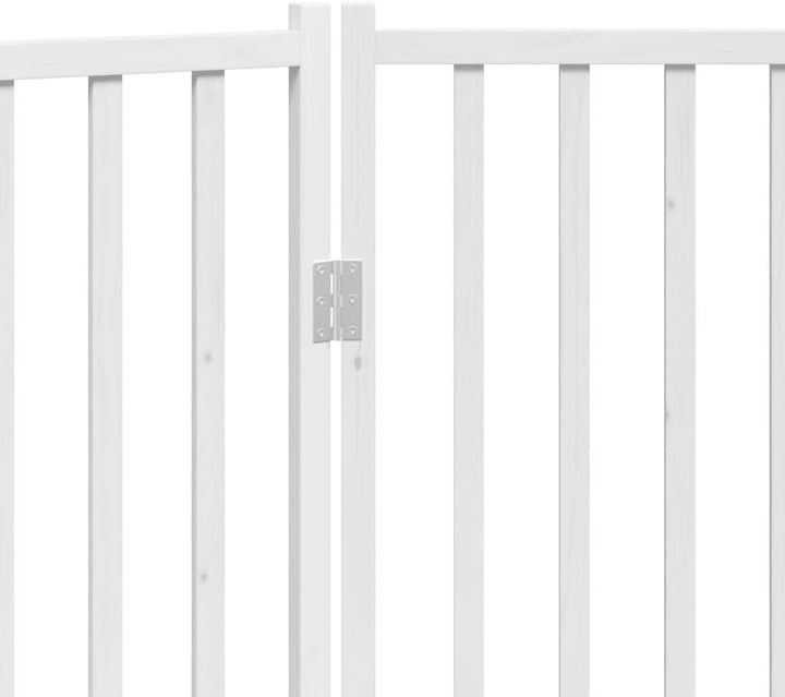 vidaXL Hundetor 3-TLG., Hundegitter Faltbar Pflegeleicht, Schutzgitter für Wohnzimmer Küche Treppe,