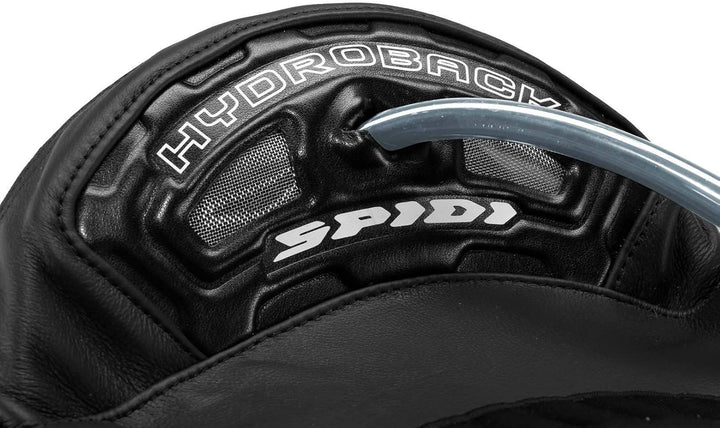 SPIDI Track Wind Pro 1-Teiler Motorrad Lederkombi (Black/White/Red,56) 56 Rot, 56 Rot