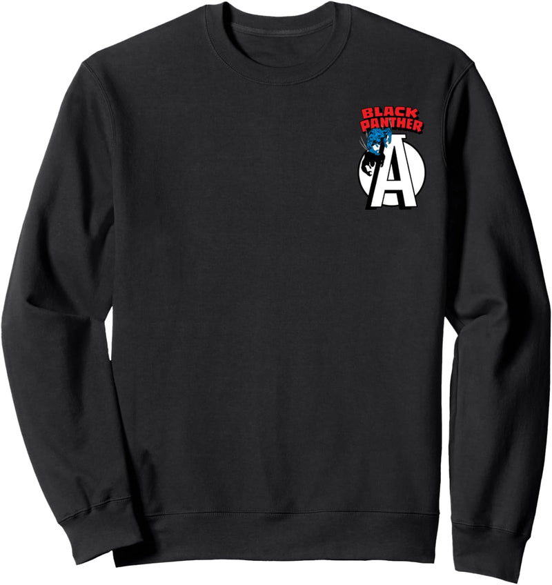 Marvel Avengers Black Panther Pocket Logo Sweatshirt