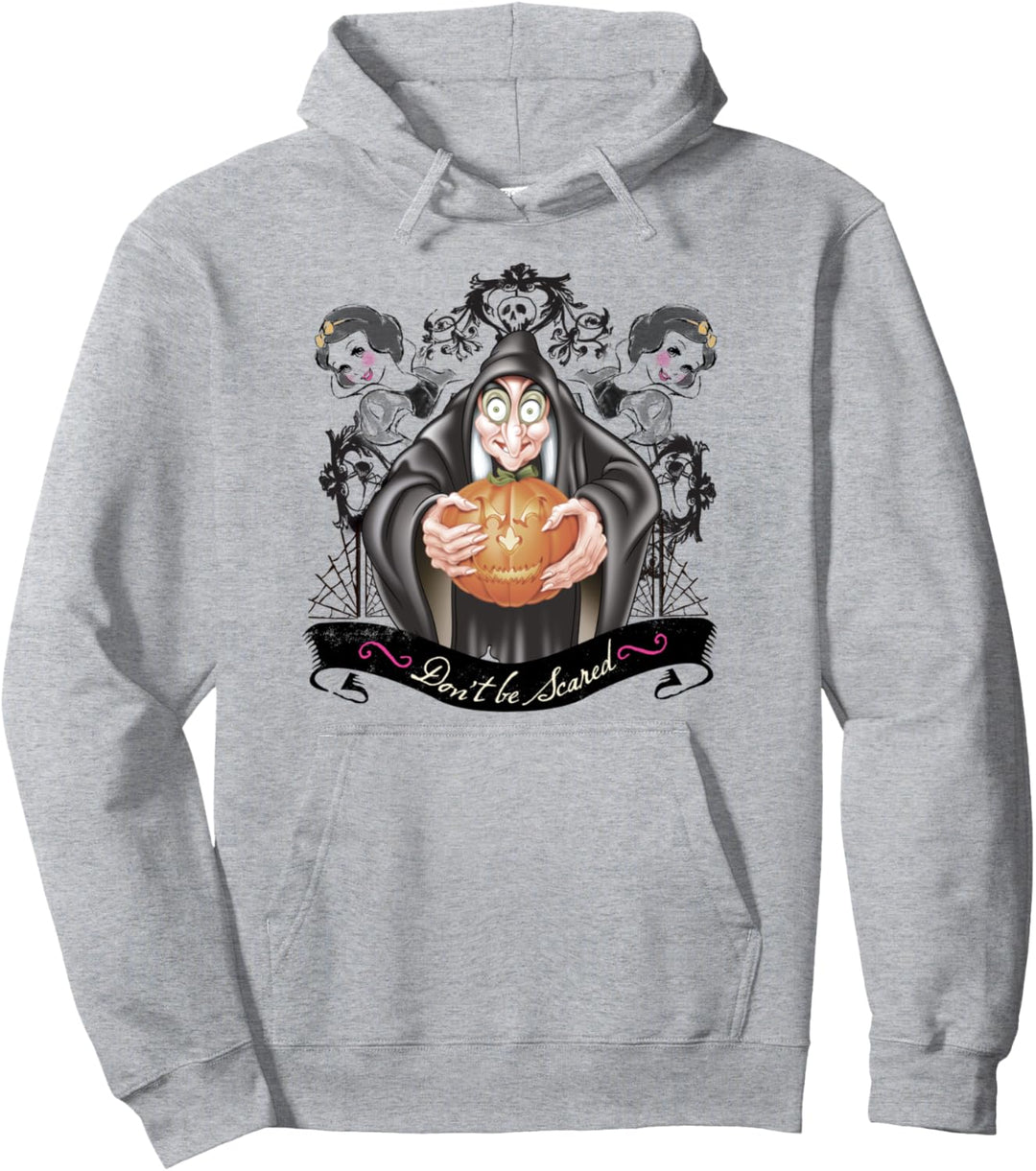 Disney Snow White Evil Queen Don't Be Scared Quote Pullover Hoodie