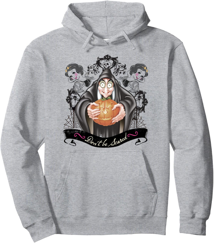 Disney Snow White Evil Queen Don't Be Scared Quote Pullover Hoodie