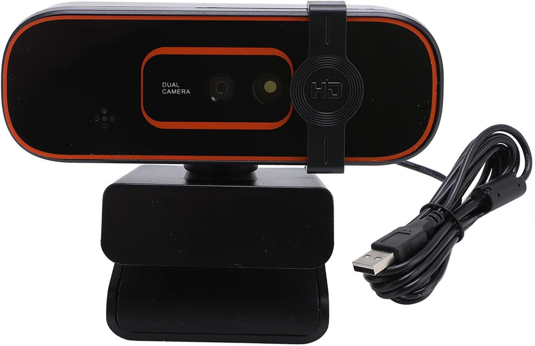 XUMIUZIY 1080P 30FPS Webcam mit Hello, Gesichtserkennungs Webcam mit privater Abdeckung, integrierte
