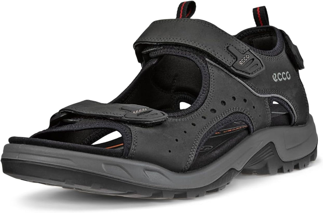 ECCO Herren Yucatan Sandal 41 EU Schwarz, 41 EU Schwarz