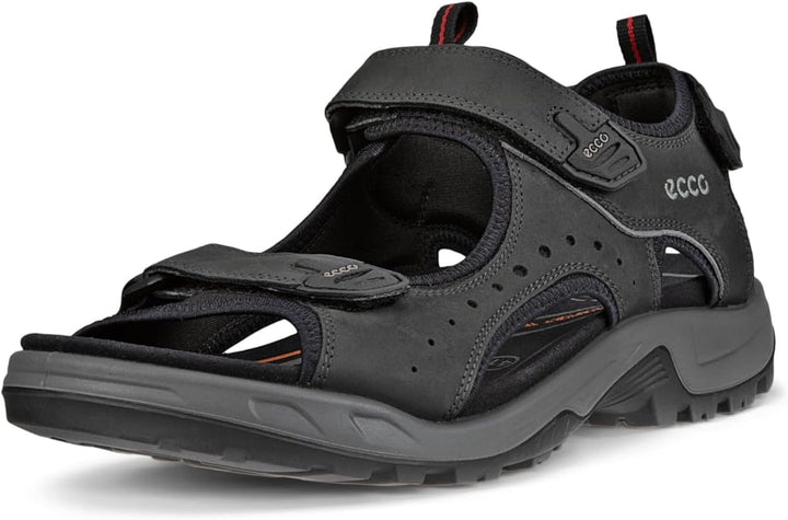 ECCO Herren Yucatan Sandal 41 EU Schwarz, 41 EU Schwarz