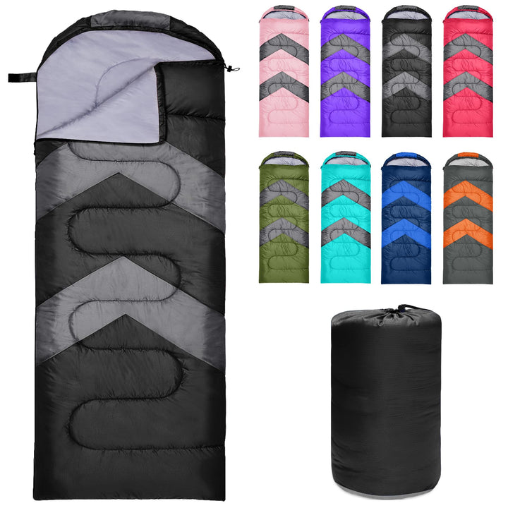 Schlafsack 3-4 Jahreszeite für Outdoor Camping Warme Einzelne Erwachsene Wasserdicht Leichter Ultral
