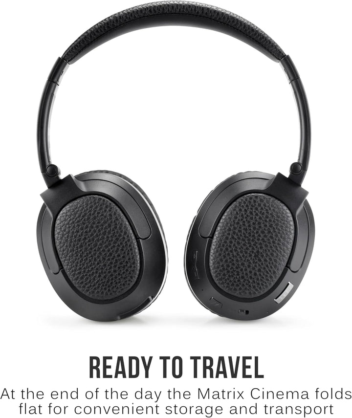 MEE audio - Matrix Cinema, Bluetooth Kopfhörer, aptX Low Latency, Lange Akkulaufzeit, Kopfhörer, Sch