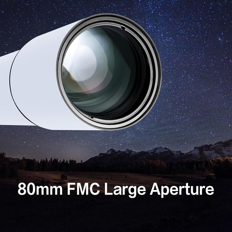 Teleskope für Erwachsene Astronomie, 80mm Aperture 900mm Professional Refraktor Telescope für Kinder
